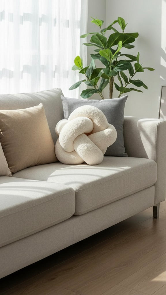 Midnight Knot Pillow