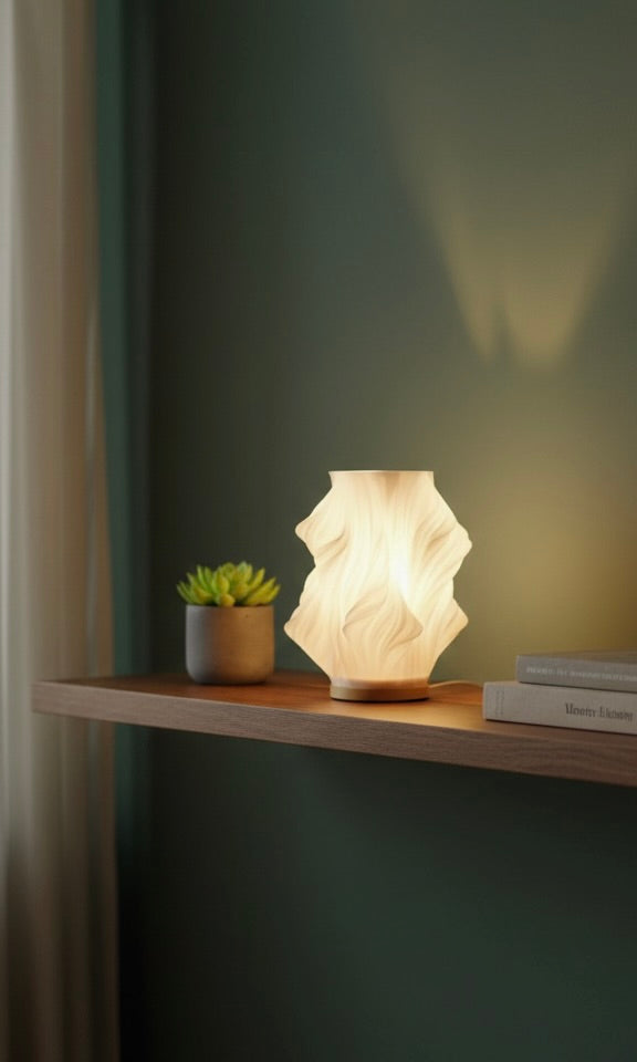 Serene Wavecrest Lamp
