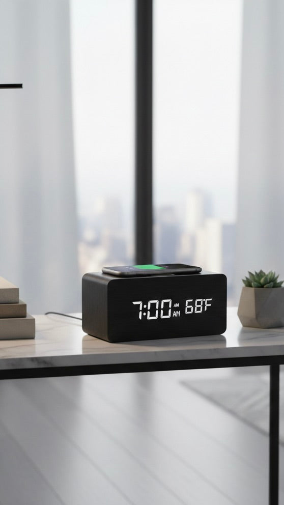 Alarm Clock & Wireless Charging