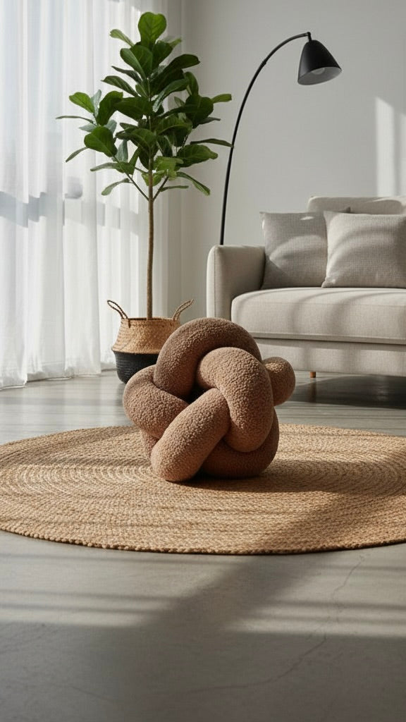 Midnight Knot Pillow