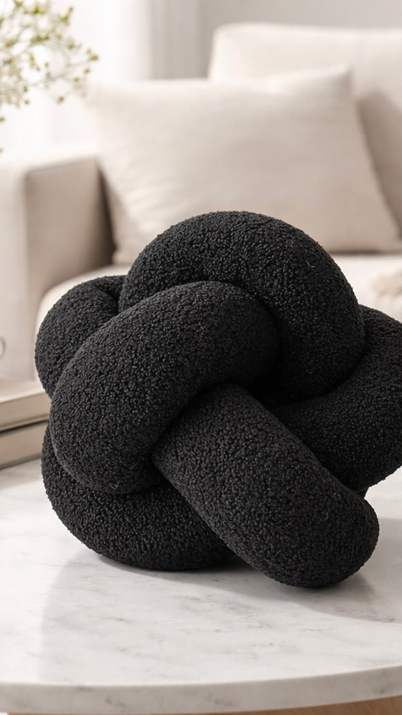 Midnight Knot Pillow