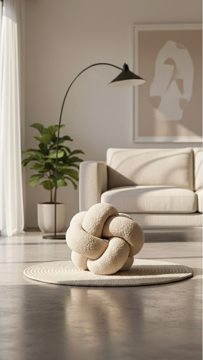 Midnight Knot Pillow