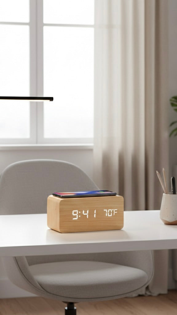 Alarm Clock & Wireless Charging