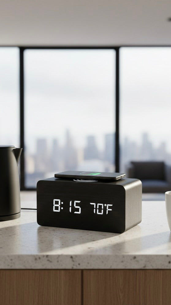 Alarm Clock & Wireless Charging