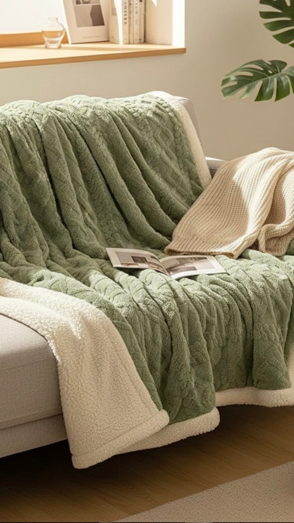 Cloudy Woolen Blanket