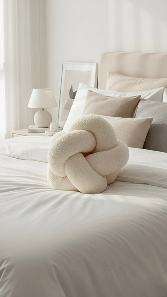 Midnight Knot Pillow