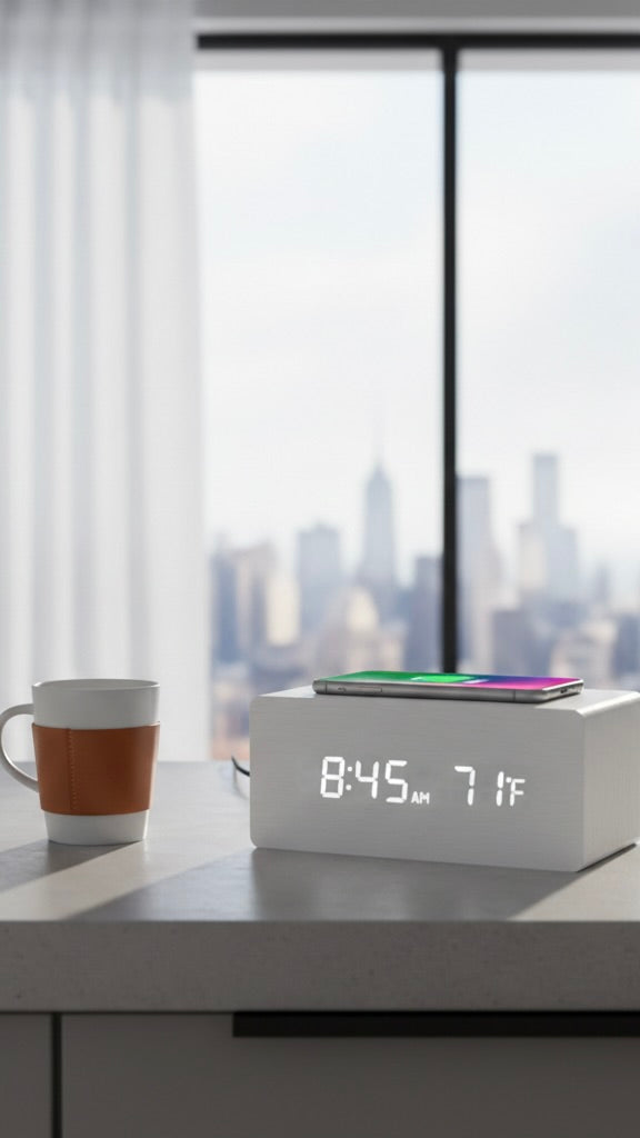 Alarm Clock & Wireless Charging