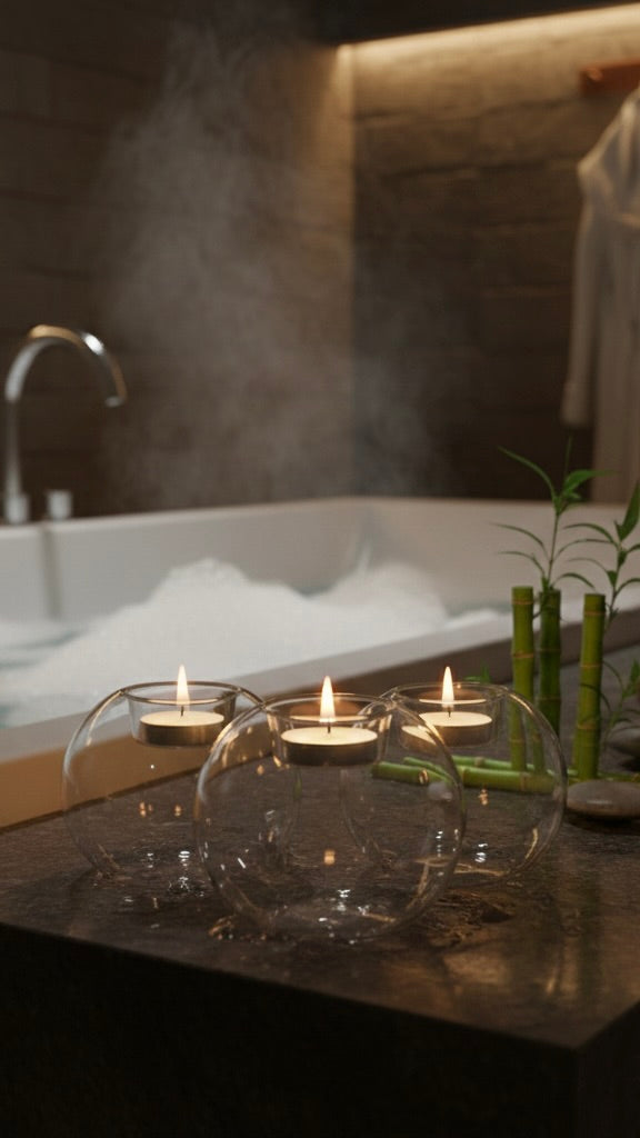 Hollow Sphere Candle Holder