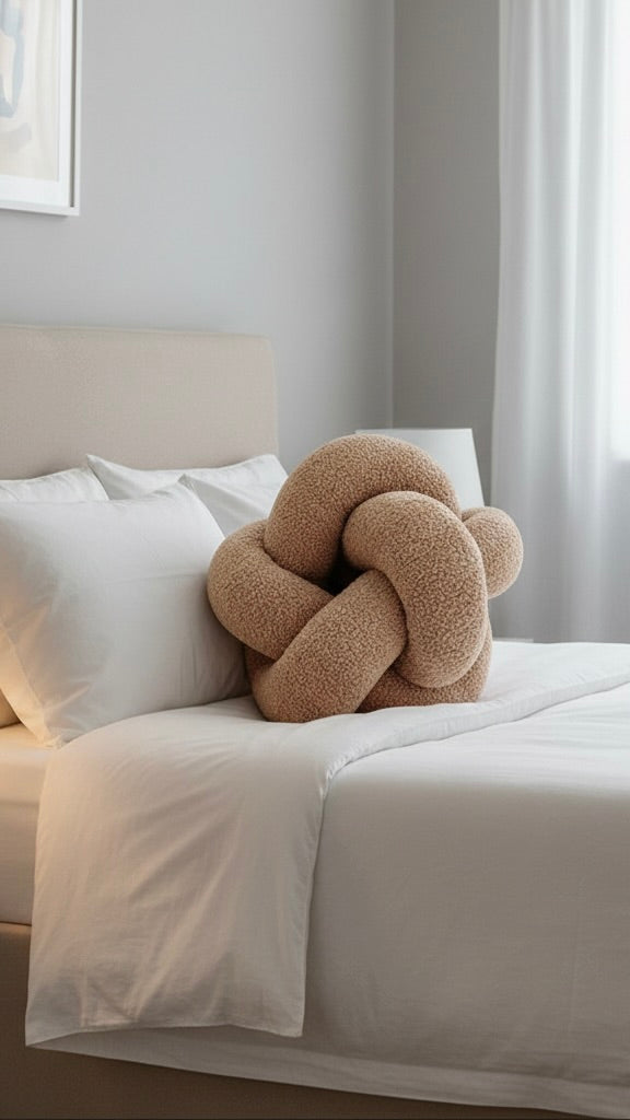 Midnight Knot Pillow