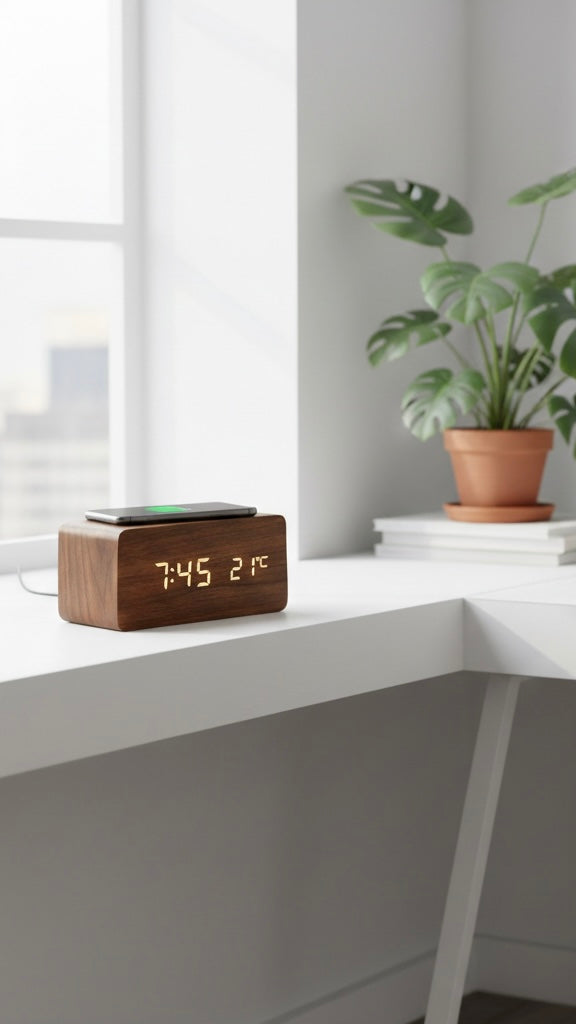 Alarm Clock & Wireless Charging
