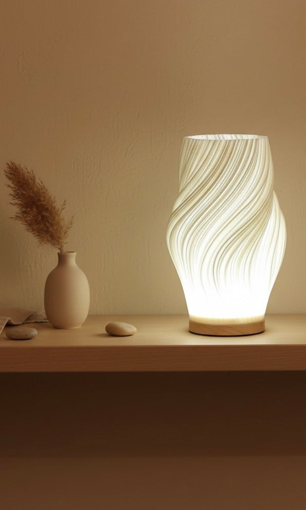 Serene Wavecrest Lamp