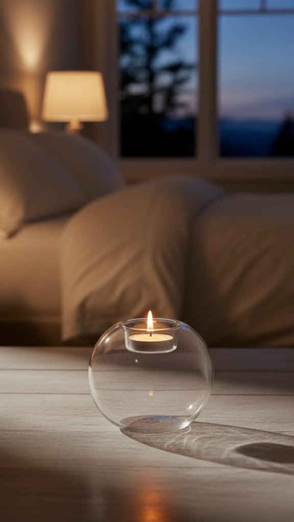 Hollow Sphere Candle Holder