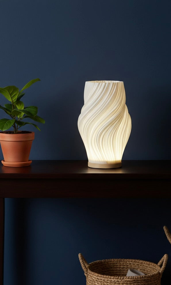 Serene Wavecrest Lamp