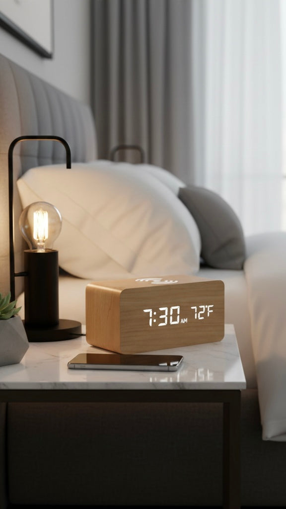 Alarm Clock & Wireless Charging