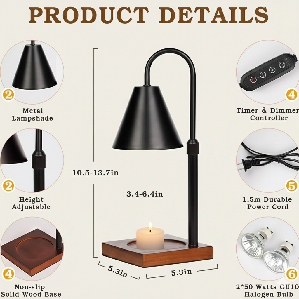 Nika Candle Warmer Lamp